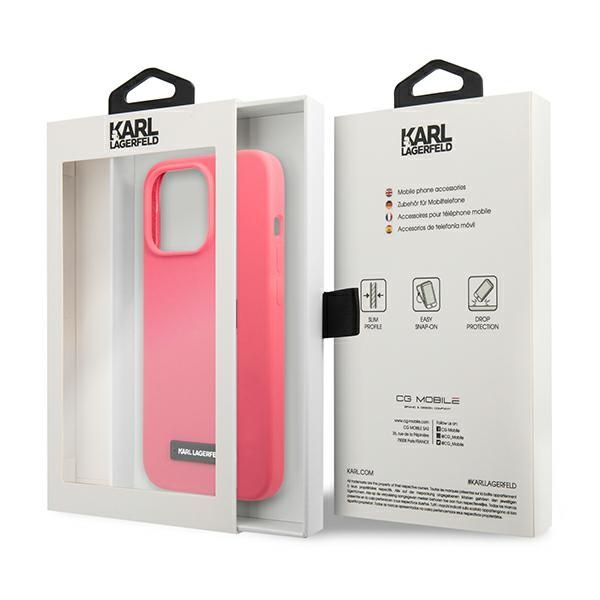 Etui Karl Lagerfeld do iPhone 13 Pro Max, Różowy zdjęcie 8