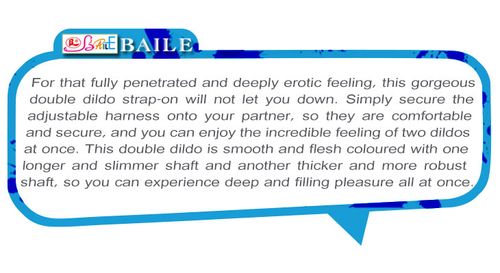 BAILE - JESSICA Double Strap-on Vibrating na Arena.pl