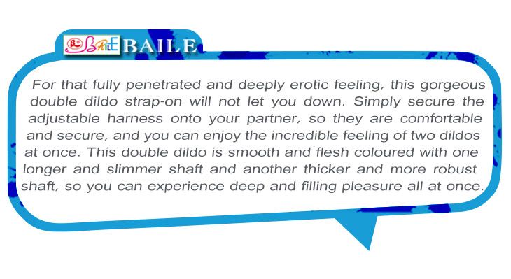 BAILE - JESSICA Double Strap-on Vibrating zdjęcie 2