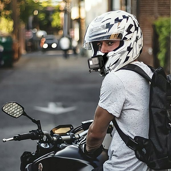 Mocowanie do kasku uchwyt na kask do kamer GoPro 12 11 10 9 8 7 6 5 MAX DJI zdjęcie 9