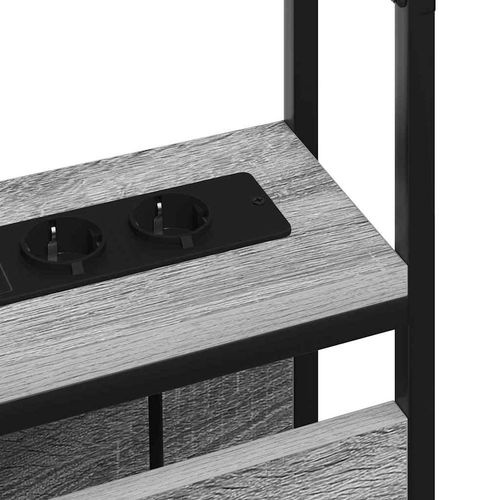 Zagłówek do przechowywania z półką Szary dąb sonoma 180 cm na Arena.pl