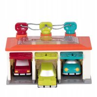 B.TOYS Garaż z autkami i kluczami 3-Car Garage Battat
