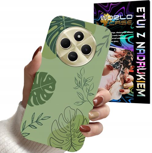 ETUI CASE DO XIAOMI REDMI 14C 4G - LIŚCIE WZORY DLA KOBIET KWIATY RÓŻE na Arena.pl