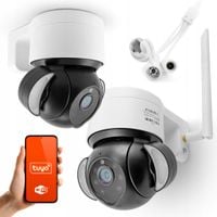 Kamera Zewnętrzna IP Obrotowa PTZ Tuya WiFi FullHD 1080p Diody IR Detekcja