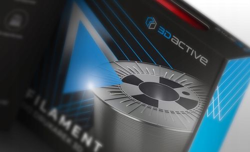 Filament PLA+ do drukarek 3D 3DACTIVE Czarny matowy 1,75mm 1kG 600mm/s na Arena.pl