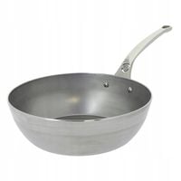 Patelnia Głęboka Stalowa 28 cm De Buyer mineral B Pro