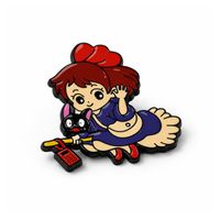 Kiki's Delivery Service | 5 cm | Metal | Przypinka | Studio Ghibli