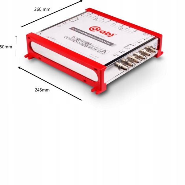MULTISWITCH SMART LINE 9/12 CORAB DVB-S2 HD zdjęcie 4
