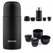 Termos turystyczny próżniowy stalowy na kawę herbatę napój 0,75 l + 2