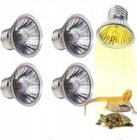 LAMPA GRZEWCZA ŻÓŁW, 4 ŻARÓWKI UVA UVB LAMPA GRZEWCZA DLA GADÓW TERRARIUM