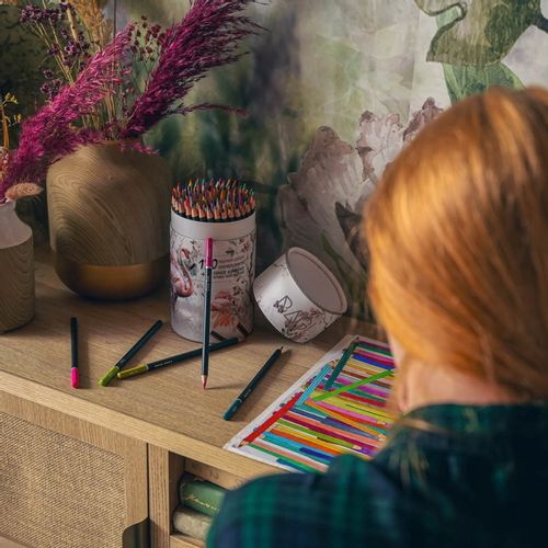 Kredki Profesjonalne Zestaw Rysowania 123 Kredki Ołówkowe Kolorowe GRATIS na Arena.pl