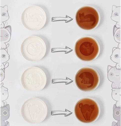 Miseczki do dipów i przekąsek ceramiczne 4szt kot na Arena.pl