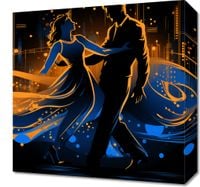 Obraz 40x40cm Taniec w Świetle Nocnej Aury