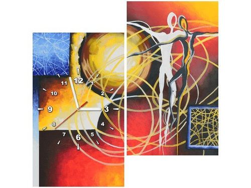 60X60CM ZEGAR BEZKRESNE UCZUCIA OBRAZ DREWNO ŚCIAN KWADRAT na Arena.pl