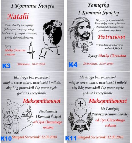 Srebrny Łańcuszek 925 Medalik Aniołek z Sercem Chrzest Grawer na Arena.pl