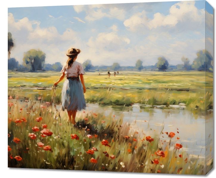 Obraz 70x60cm Wiejski Spokój zdjęcie 1
