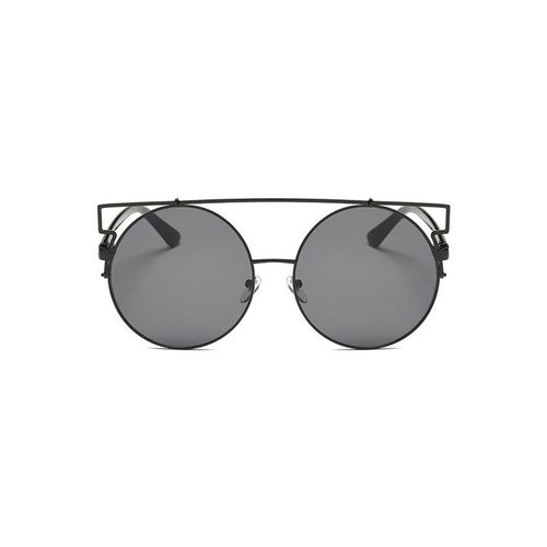 okulary lustrzane over&amp;over - czarne z czarnymi oprawkami ok83wz2 na Arena.pl