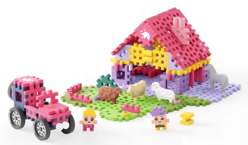 Marioinex klocki WAFFLE mini FARMER - Urocze ranczo, 112 elementów na Arena.pl