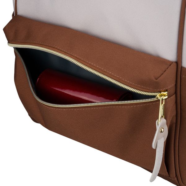 plecak materiałowy ptn alfa-5301 brown-beige zdjęcie 11
