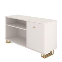 Szafka komoda Klara II 1D kaszmie beż/złoty