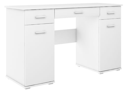 biurko ABS B1 BIAŁY duże szkolne młodzieżowe pod laptop producent na Arena.pl