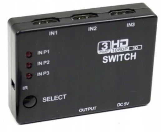 Switch 3x1 HDMI Rozdzielacz HDMI 3w1 zdjęcie 2