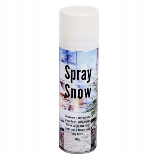 SZTUCZNY ŚNIEG W SPRAYU SPRAY WYDAJNY DO ZDOBIEŃ REALISTYCZNY BUTELKA 300ml na Arena.pl