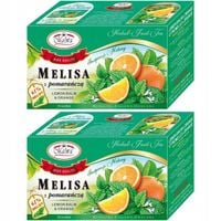 Malwa Melisa z pomarańczą 40 g (20 x 2 g) x 2 sztuk
