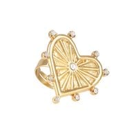 Pierścionek z sercem z kolekcji Bella (R23/ZWE/56AU)