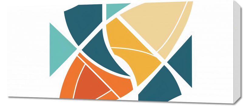 Obraz 90x40cm Geometria Wiatru zdjęcie 1