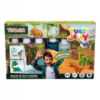 TUBI JELLY_ZESTAW DINOZAURY 6 KOLORÓW