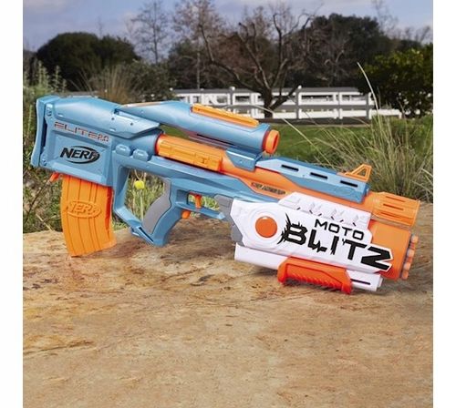 AUTOMATYCZNY PISTOLET NERF ELITE 2.0 KARABIN SHOTGUN 2W1 + 22 STRZAŁKI na Arena.pl