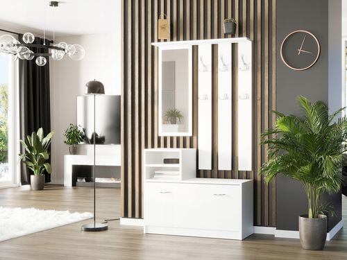 Garderoba wieszak szafka na buty biała V-1 Producent na Arena.pl