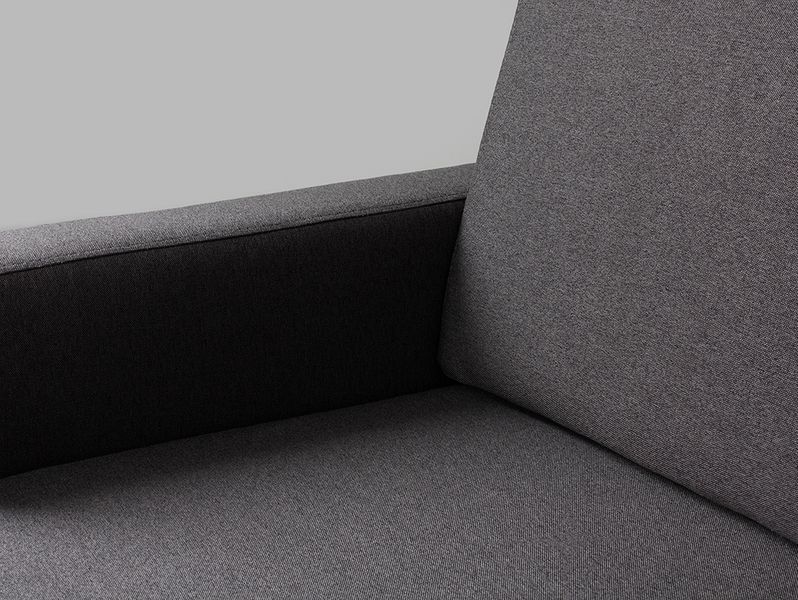 Sofa SCANDIC 3 os. z szezlongiem P - karbon(et95), naturalny, narożnik zdjęcie 5