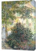 Obraz 60x90cm Camille Monet in the Garden, Monet Vintage