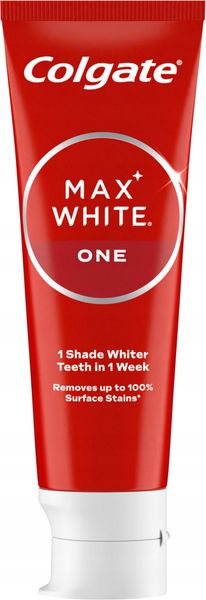 COLGATE MAX WHITE ONE PASTA DO ZĘBÓW WYBIELAJĄCA 75 ML zdjęcie 2