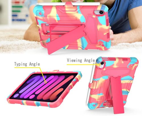 Etui do iPad Mini 6 8.3” z Podstawką i Miejscem na Rysik Różowe na Arena.pl