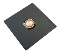 Przycisk dzwonka do domofonu wyjścia furtki bramy drzwi Stal LED antracyt