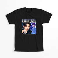 Koszulka Czarna BTS - WYBIERZ KOLOR KOSZULKI I FASON Damska L