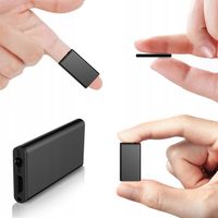 MINI DYKTAFON MAŁY PODSŁUCH SZPIEGOWSKI Z DETEKCJĄ GŁOSOWĄ GWA. 2 LATA