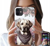 ETUI DO IPHONE 12 MINI - PIESEK PIESKI HUSKY PSIE WZORY + SZKŁO