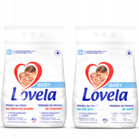 Lovela Zestaw Baby Hipoalergiczny Proszek Do Prania Kolorów i Bieli 2x4.1kg