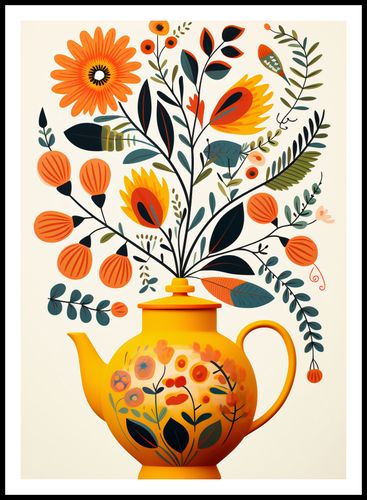 Plakat 67,5x95cm Bujna Herbata na Arena.pl