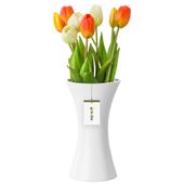 Wazon Ceramiczny Klepsydra  Biały flakon