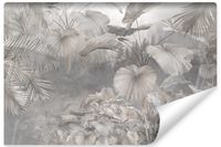 Fototapeta KRAJOBRAZ Las We Mgle Liście Tropikalne Retro 180cm x 120cm