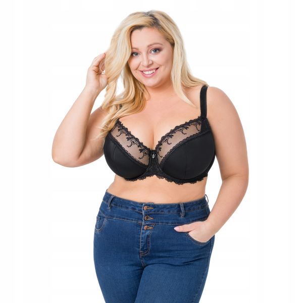 AVA biustonosz MAXI AV-1030 SEMI-SOFT czarny 75J zdjęcie 3