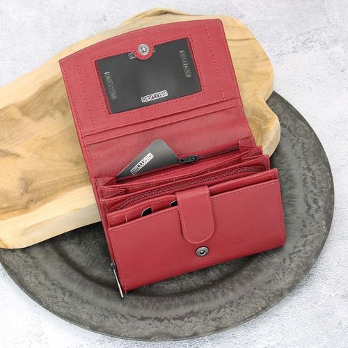 damski portfel matte - czerwony na Arena.pl