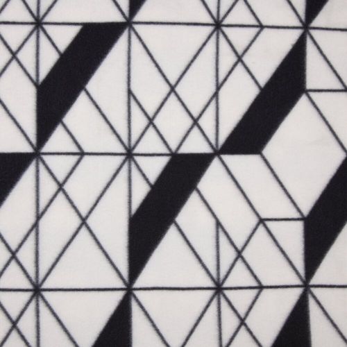 Koc narzuta GEO 150x200 Design91 ekri czarna geometria na Arena.pl