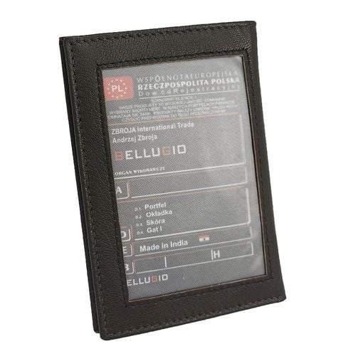skórzane etui z systemem rfid - brązowe na Arena.pl