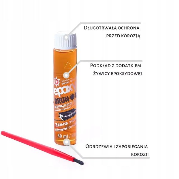 Odrdzewiacz Neutralizator rdzy Brunox 30ml zdjęcie 3